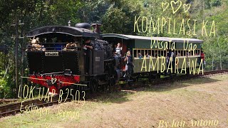 preview picture of video '[Kereta Uap] Kompilasi Lok Uap B2503 (Esslingen Jerman) KA Wisata  Ambarawa (The Mountain Tour)'