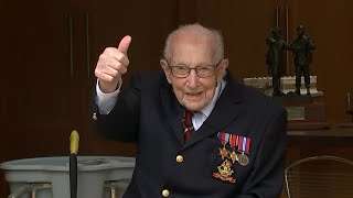 video: Captain Tom Moore becomes a Colonel as MoD announces honorary promotion on 100th birthday 