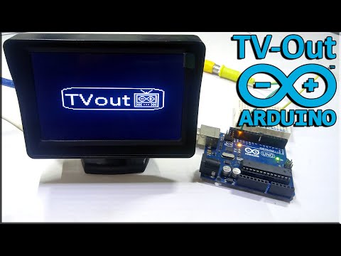 Arduino TV Out, How To Make TV using Arduino at home | Analog Video Output From Arduino, Video Out