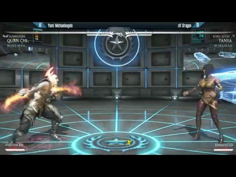 MKX: Winter Brawl X - YOMI Michaelangelo (Quan Chi) vs cR Dragon (Tanya) - Top 8