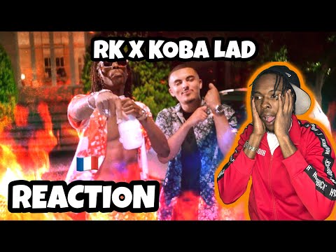AMERICAN REACTS TO FRENCH RAP! RK - AQUA Ft. Koba LaD (Clip officiel)