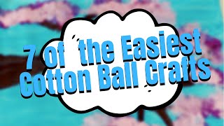 Cotton Ball Crafts | Easy Crafts for Preschoolers and Kids