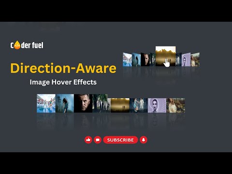 Direction Aware Image Hover Effects Css Javascript Tutorial Coderfuel