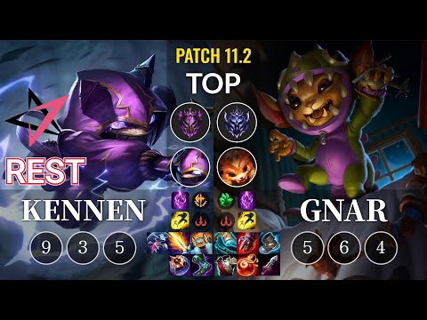 JT Rest Kennen vs Gnar Top - KR Patch 11.2