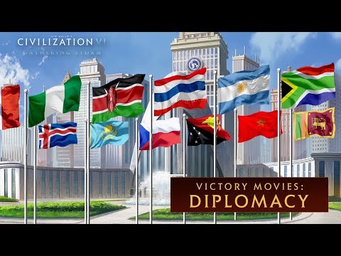 Civilization VI: Gathering Storm - Diplomacy Win (Victory Movies)