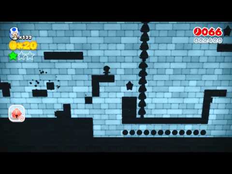 Super Mario 3D World - World Mushroom (100% Green Stars and Stamps)