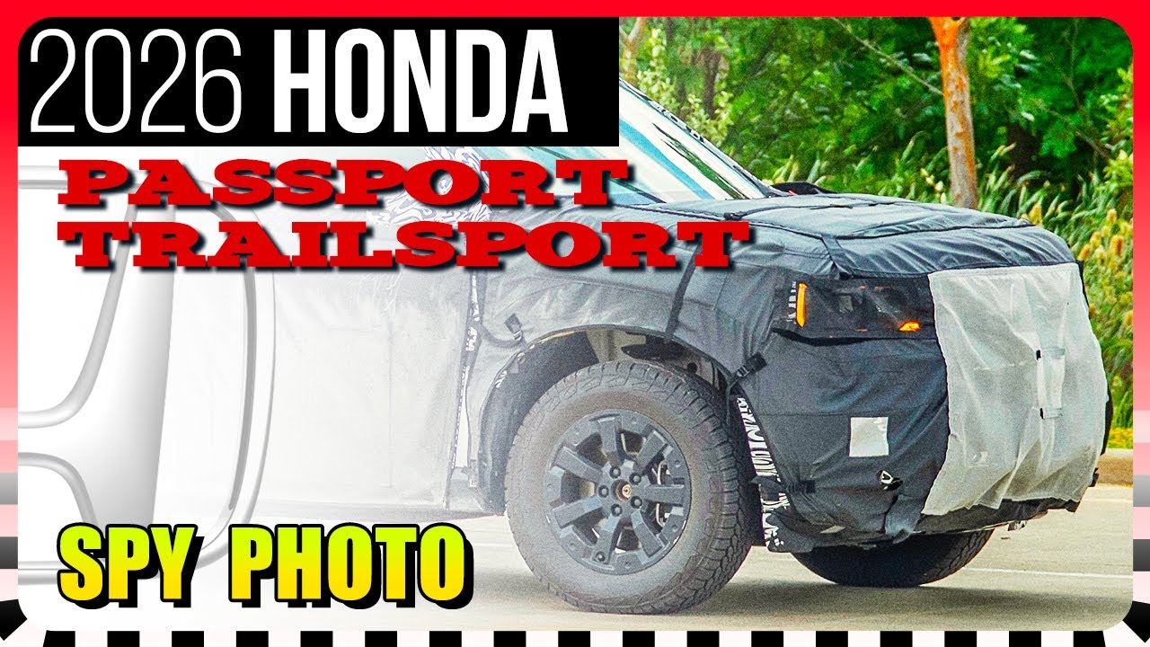 2026 Honda Passport TrailSport Spy Photos Reveal Boxier Design, More