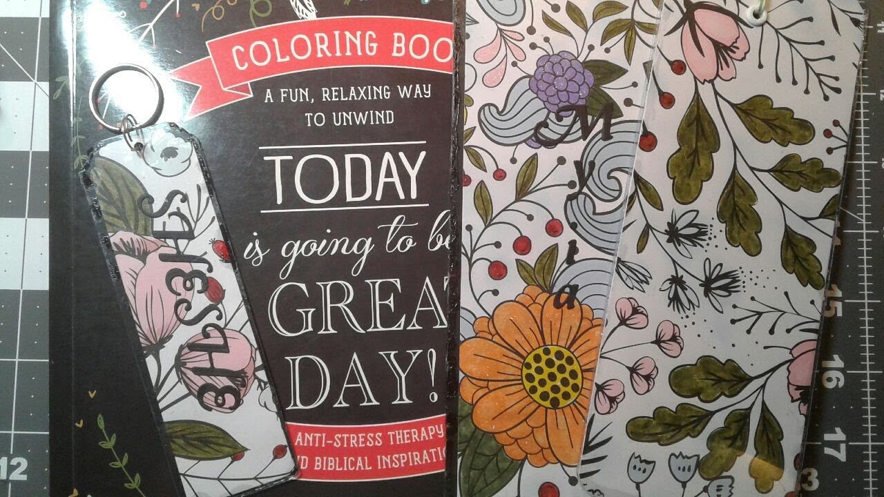 Tutorial Turn Your Coloring Book Pages Into An Upcycle Craft Project