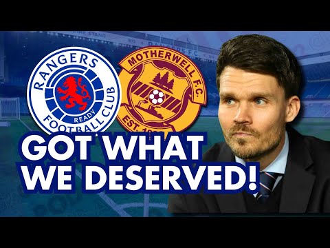 RÖHL IN THE WRONG? | MOTHERWELL 1-1 RANGERS | Club Reaction
