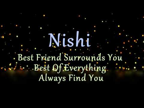 Nishi Name Birthday With Meaning