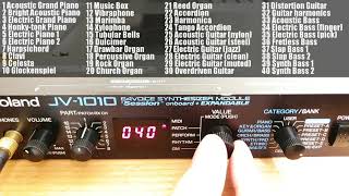 Video thumbnail for Roland JV-1010 / JV-1080 all 128 GM patches demos by PanoramaCircle