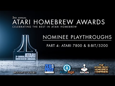 3rd Annual Atari Homebrew Awards: Nominee Playthroughs - 7800 Completed & WIP, Atari 8-Bit/5200