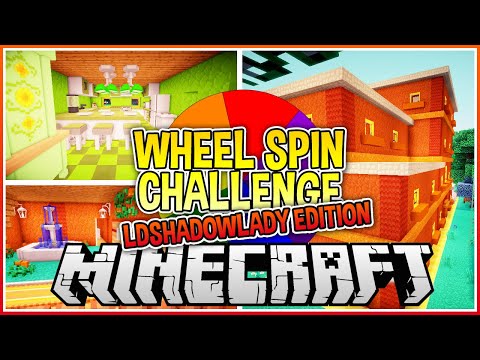 Minecraft Wheel Spin Challenge! (Lizzie Edition)
