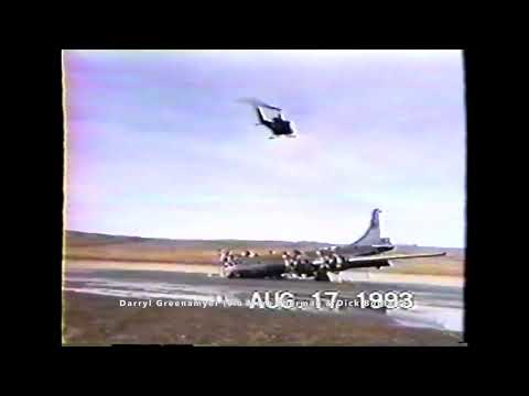 B-29 Kee Bird, August 1993 (Darryl Greenamyer Hi8 tape)