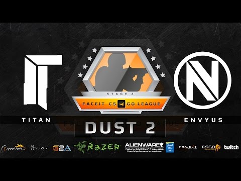Titan vs EnVyUs - Dust 2 (FACEIT League 2015 Stage 2 EU)