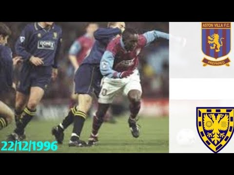 Aston Villa vs Wimbledon 22/12/1996- Premier League 1996/1997