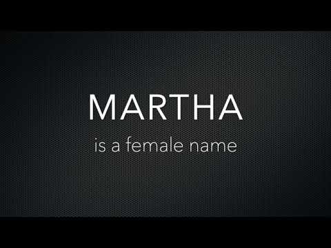 How to Pronounce Martha
