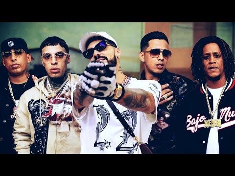 Tego Calderon x Anuel AA x Ñengo Flow x Luar LA L x De La Guetto - TRAFICANDON🔫 (Video Oficial)