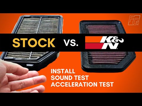 K&N DROP-IN FILTER TEST (Install / Sound Test / Acceleration Test) - VLOG9