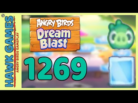 Angry Birds Dream Blast Level 1269 - Walkthrough, No Boosters