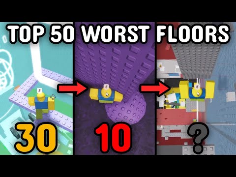 TOP 50 WORST TOWER FLOORS IN JTOH (my opinion)