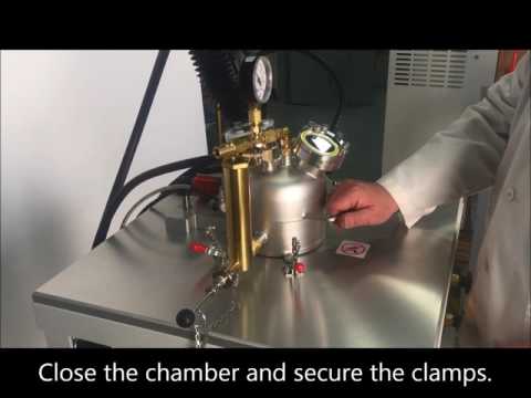 Arc Melting Furnace ABJ 338 vacuum casting video