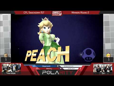 CFL Smackdown 157 WiiU - Temptation (Fox) vs Saj (Peach) - Winners R2