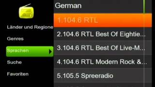 WLAN Internet Radio + TV Xoro HMT 370