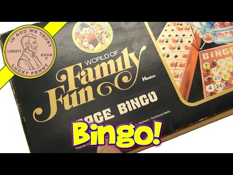  Vintage 1971 Hasbro World of Family Fun Cage Bingo Game Set # 2035