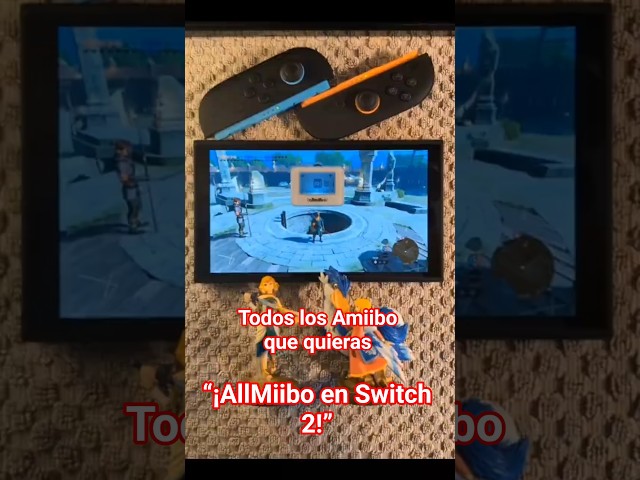Vídeo relacionado con Allmiibo Emulador inteligente NFC, compatible con Switch/3DS, más de 50 juegos y almacenamiento de datos NFC 3000, pantalla OLED de 1.2 pulgadas