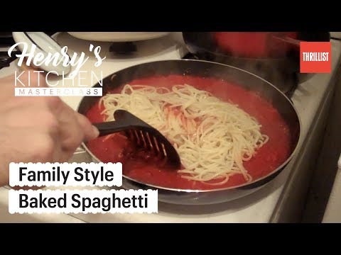 Henry's Family Style Baked Spaghetti (Legacy Edition) || Henry's Kitchen