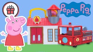 Peppa Wutz Feuerwehrauto Feuerwehrhaus | Spielwaren Toys | MeinSpielzeugmarkt