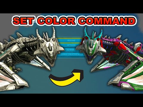 Ark Color Dino Command Quick and Easy Tutorial!