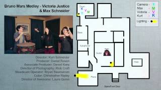 Victoria Justice Max Schneider Bruno Mars medley breakdown