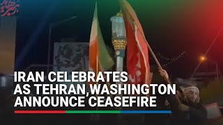 Relief and jubilation: Celebrations in Iran as Tehran and Washington announce two-week ceasefire