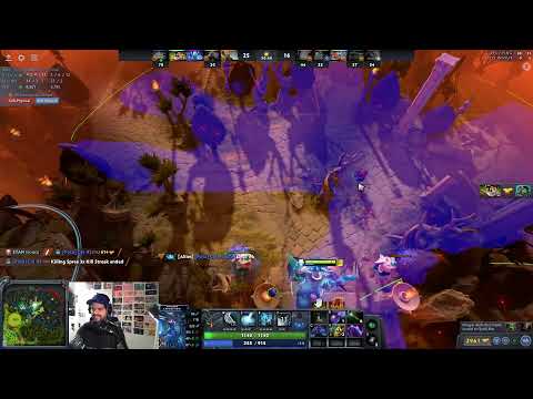 Wraith King walks past his Storm getting killed