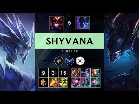 Shyvana Jungle vs Nocturne - KR Diamond Patch 25.14