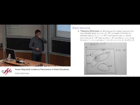 Artem Chernikov: Graph regularity and incidence phenomena in distal structures