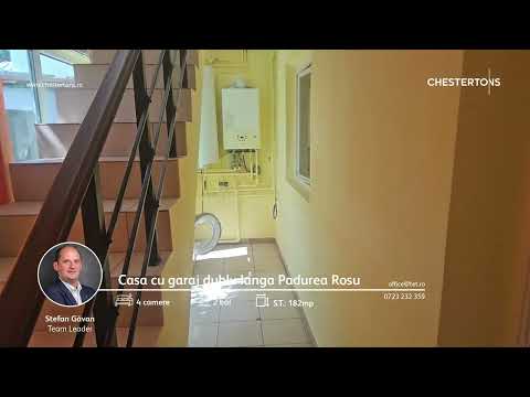 Casa la curte cu garaj dublu langa Padurea Rosu — Video