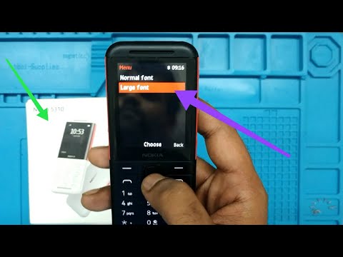 How to change font size in NOKIA5310 Xpressmusic|  change the font size in nokia 5310 xpressmusic