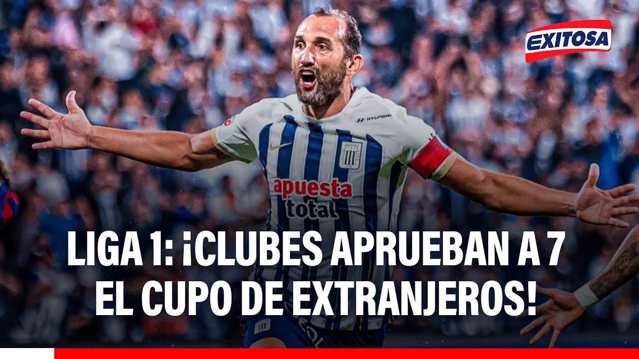 🔴🔵 ¡POR MAYORÍA! Clubes de Liga 1 APROBARON aumentar a 7 el CUPO DE EXTRANJEROS en cancha este 2026