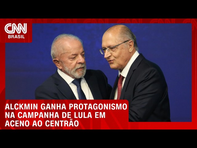 Alckmin ganha protagonismo e grava para horário eleitoral de Lula | CNN 360°
