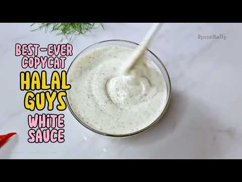 How to Make Copycat “Halal Guys White Sauce” with Ingredients You Already Have! #spicerally