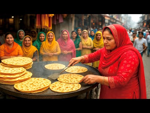 60-Year-Old Women Selling Breakfast for Survival | Pakistani Street Food Story