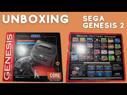 Sega Genesis System Model 2 Unboxing