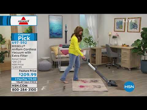 BISSELL AirRam Cordless Vacuum with Extra Filter