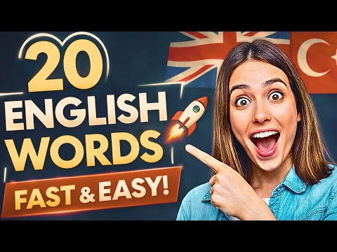Learn 20 English Words For Everyday Life | Easy & Fast for Beginners