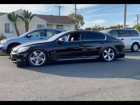 Kevin's GS350 Gets lowered On Coilovers