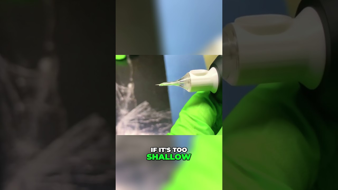 Tattoo Needle Depth SECRETS  Avoid Bleeding & Scarring!