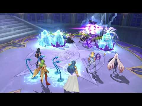 Saint Seiya Awakening - Sala entrenamiento Armadura Hielo Impermeable - Camus